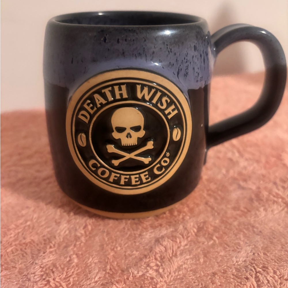 Death Wish Coffee Co. Black and Blue Mug
